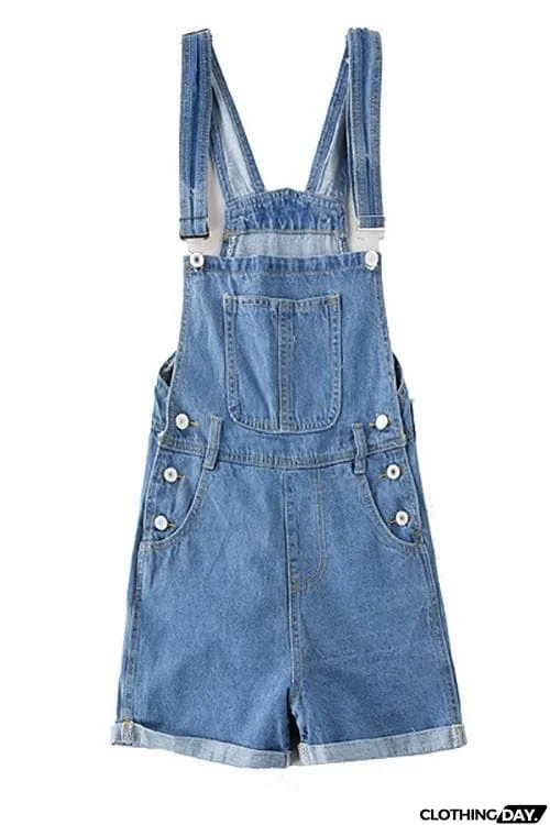 Classical Denim Romper