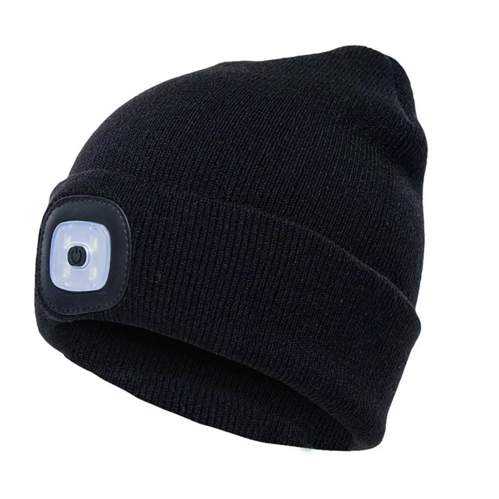 Rechargeable Winter LED Beanie Light
