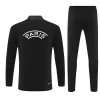 Paris Saint-Germain 25-26 1/4 Zip Tracksuit  Black Chandal