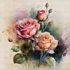 Flowers-11CT Stamped Cross Stitch 40*40cm/15.75*15.75in