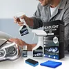 Car Headlight Restoration Kit with Towel and Sponge Headlight Cleaner and Restorer Kit for All Vehicle Types for Oxidized and Yellowed Lenses