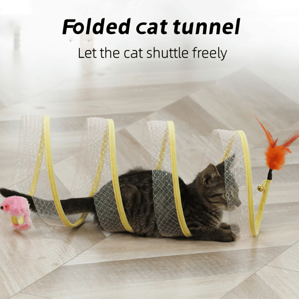 Folded Cat Tunnel Toys