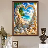 Diamond Painting -DIY Round Drill Heart Seaside Arch