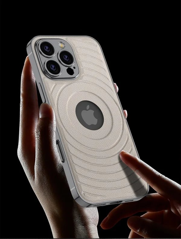 Fashion Electroplated Leather IPhone Case