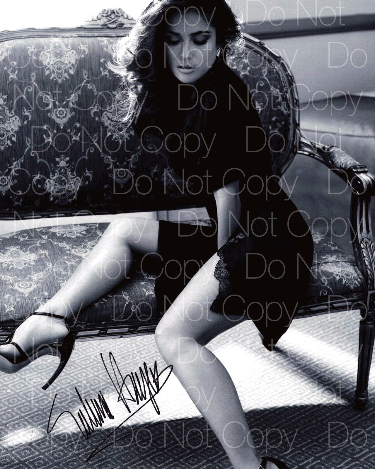 Salma Hayek signed sexy hot beautiful 8X10 Photo Poster painting picture poster autograph RP