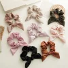 8PCS Bowknot Ribbon Hair Band Scrunchies