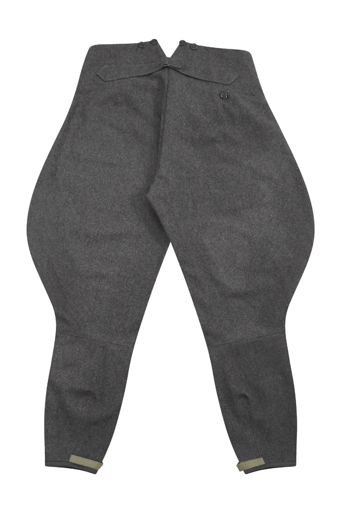  Wehrmacht German Officer Stone Grey Wool Breeches German-Uniform