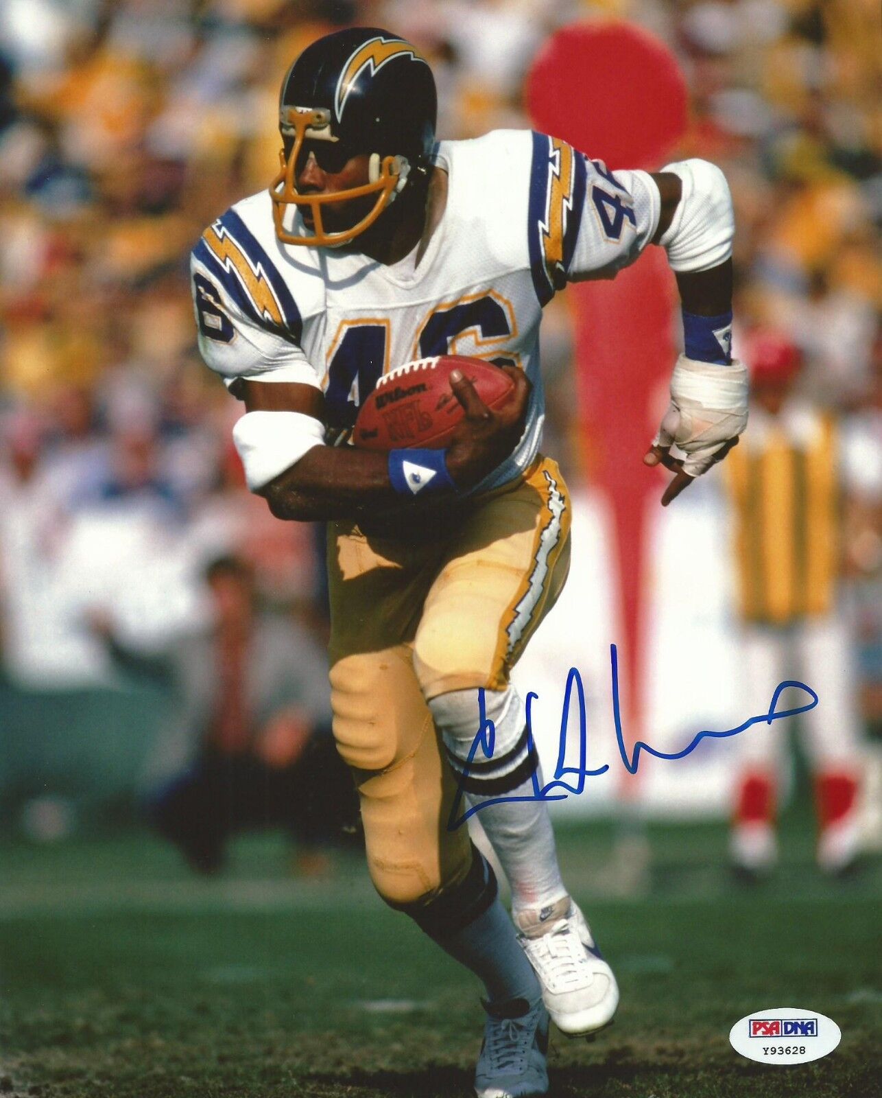 Chuck Muncie Signed Chargers 8x10 Photo Poster painting PSA/DNA COA Football Picture Autograph