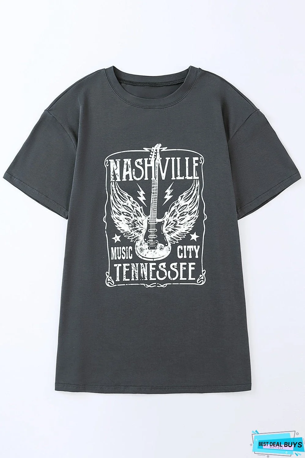 NASHVILLE MUSIC CITY TENNESSEE Graphic T-Shirt