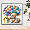 (40*40cm)Bear - Round Partial AB Drill Diamond Painting