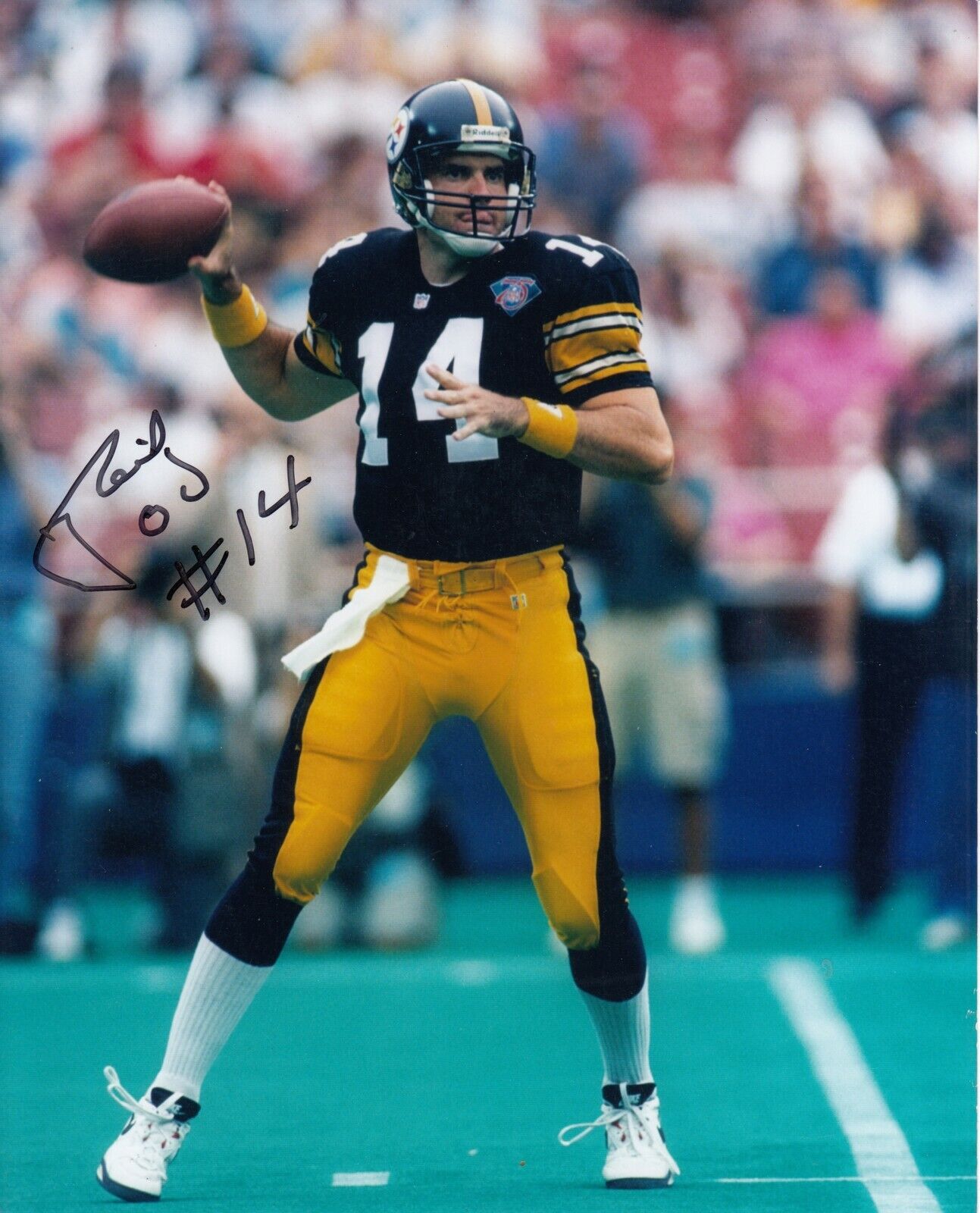 Neil O'Donnell #0 8x10 Signed w/ COA Pittsburgh Steelers 031719