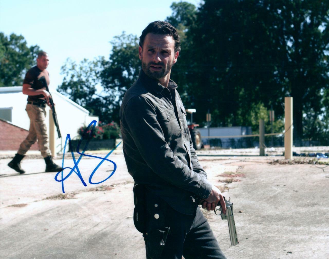 Andrew Lincoln signed 8x10 Photo Poster painting Picture autographed Pic includes COA