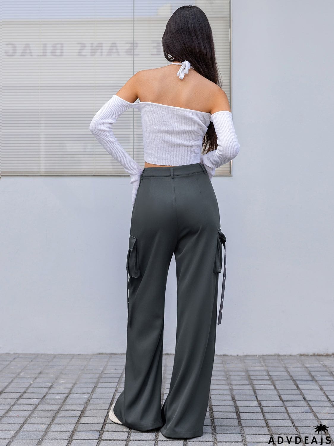 Wide Leg Cargo Pants