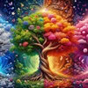 Diamond Painting -DIY Full Round Drill Tree of Life(40*40 CM)