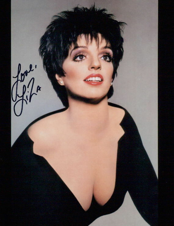 Liza Minnelli signed in-person 8x10 Photo Poster painting COA