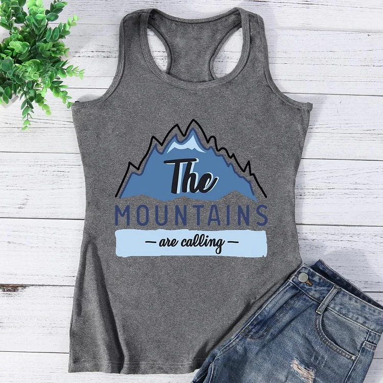 The Mountains Are Calling Vest Top-Annaletters