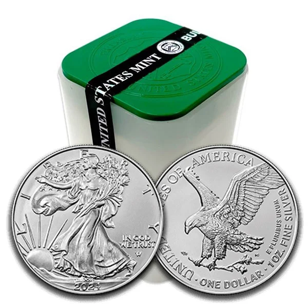 2024 $1 1-oz Silver Eagle BU 20-Coin Roll