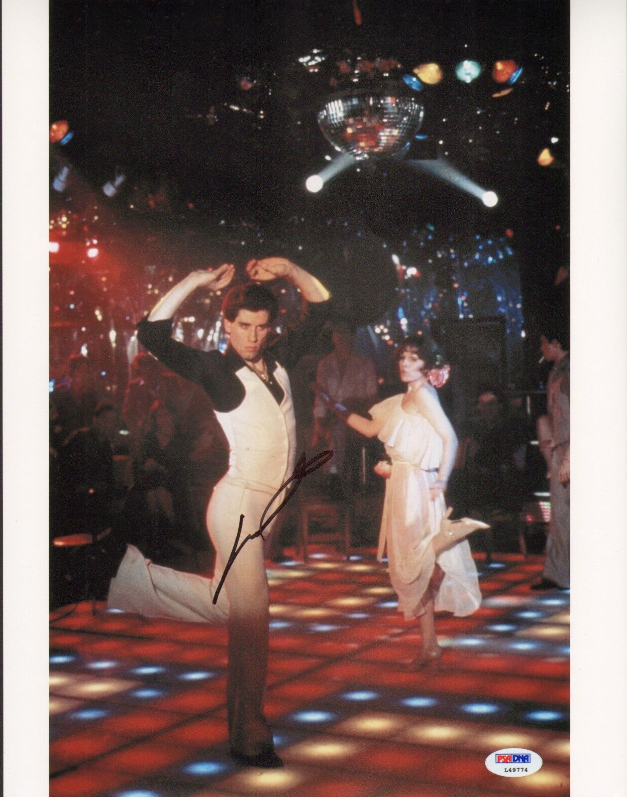 John Travolta Signed Saturday Night Fever 11x14 Photo Poster painting PSA/DNA COA Picture Auto'd