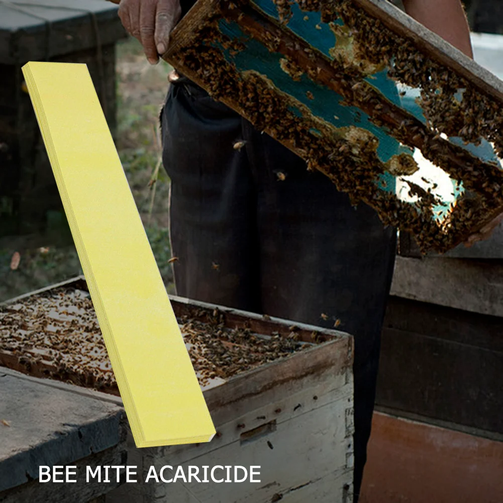 20x Fluvalinate Bee Mite Killer Strips Beekeeping Anti Insect Pest Miticide