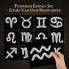 12pcs DIY Constellation Pearl Dot Painting No Frame Pearl Painting Art Kits 15x15cm Pearl Gem Paintings Picture Arts Craft for Adults Beginners Home Wall Decor