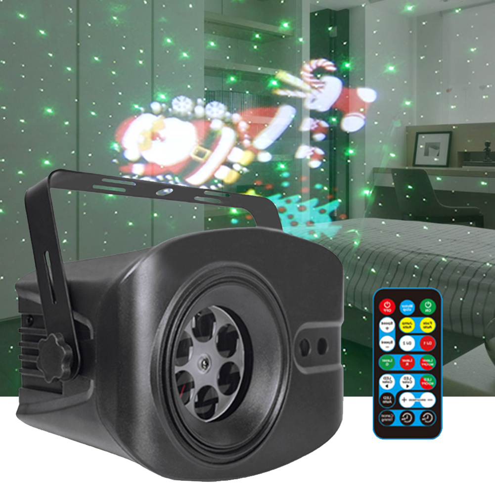 

52 LED Voice Remote Control Effect-Bluetooth Laser Projector Night Light, Us, 501 Original