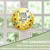 Signe d&rsquo;amour en verset biblique, bricolage 2D plat acrylique 5D &agrave; points de peinture en diamant DIY avec un pendentif en forme de cristal, kits de pendentifs en forme sp&eacute;ciale de diamants en strass, perceuse simple face 25x25cm pour la d&eacute;coration int&eacute;rie