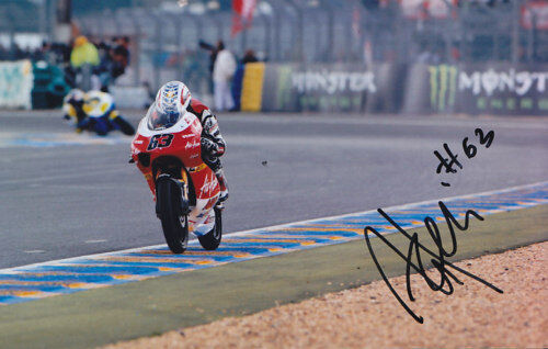 Zulfahmi Khairuddin Derbi 125cc Signed Photo Poster painting 5x7 2011 1