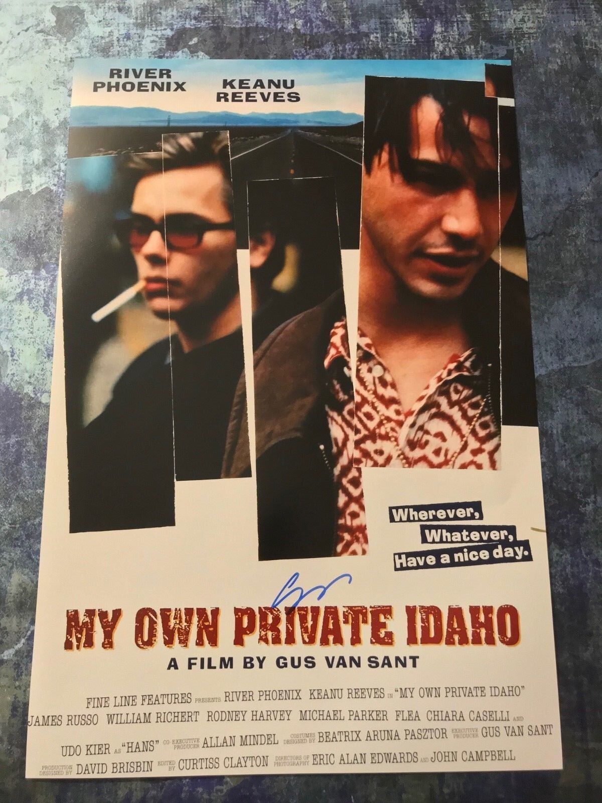 GFA My Own Private Idaho * GUS VAN SANT * Signed 12x18 Photo Poster painting PROOF G2 COA