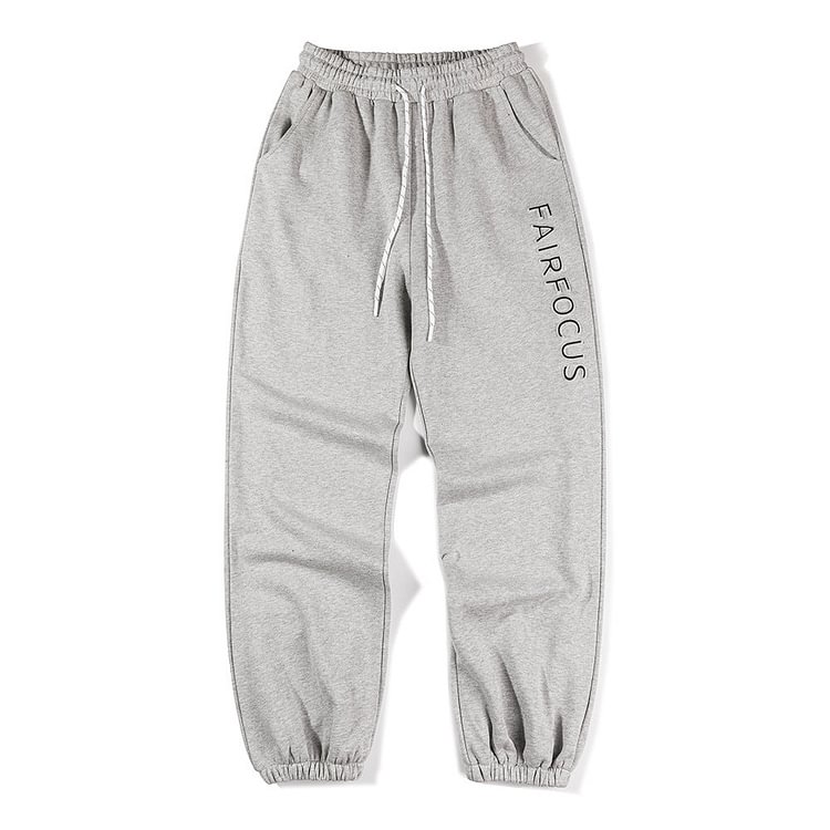 Men's Letter Printed Sweatpants Men's Elastic Waist Ankle Banded Pants plus Size Retro Sports Harajuku Style Trendy Casual Pants Men Pants