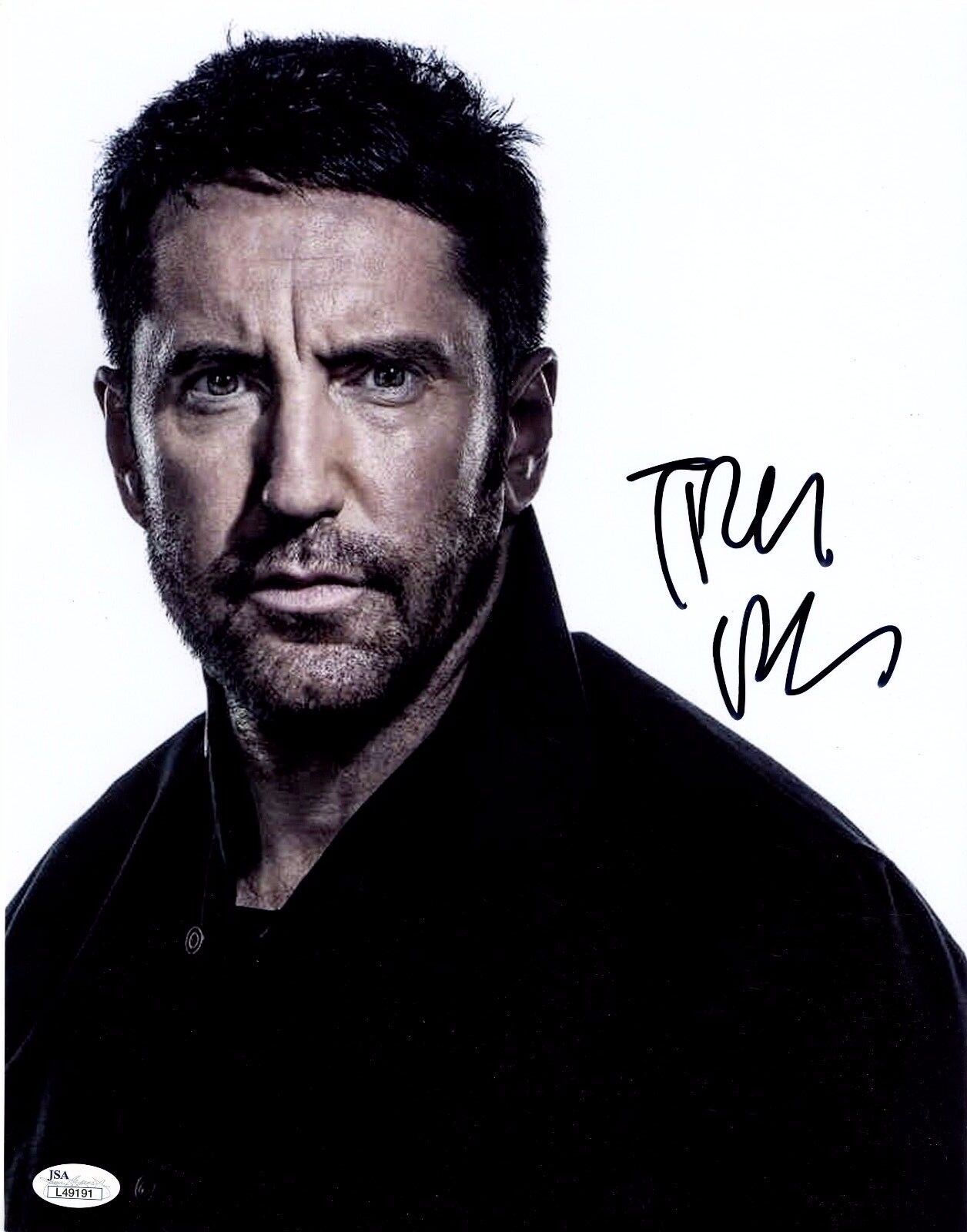 Trent Reznor Signed 11x14 Photo Poster painting JSA COA Full Auto Autograph NIN Nine Inch Nails