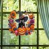 >SALE<Acrylic Special Shape Black Cat Pumpkin DIY Diamond Garland Pendant Kit