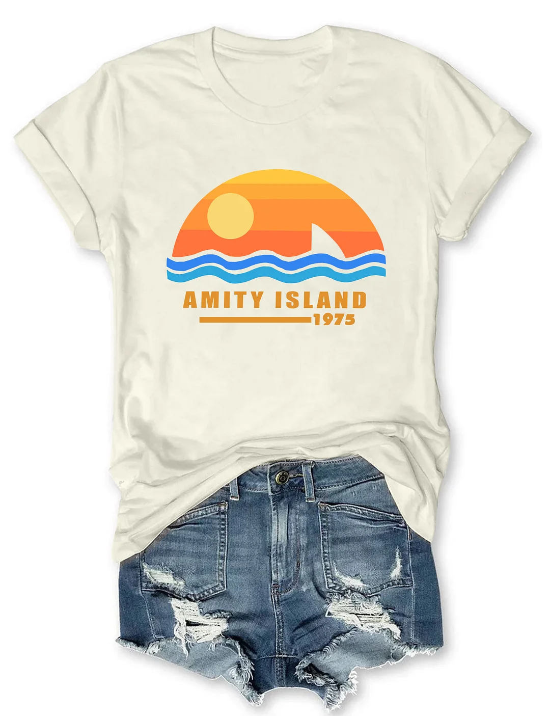 Jaws Amity 1975 T-shirt