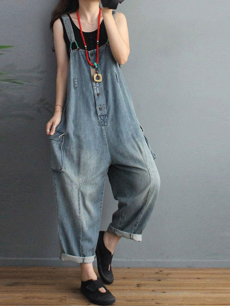 Keep Moving Overall Dungarees