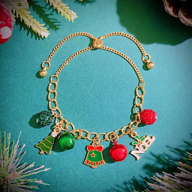 Style Geometric Alloy Plating Flakes Elk Christmas Women’s