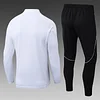 2025/2026 Juventus Half-Pull Training Suit White Football Shirt 1:1 Thai Quality Set