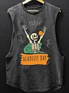 Today Deadlift Day Scoop Bottom Cotton Tank