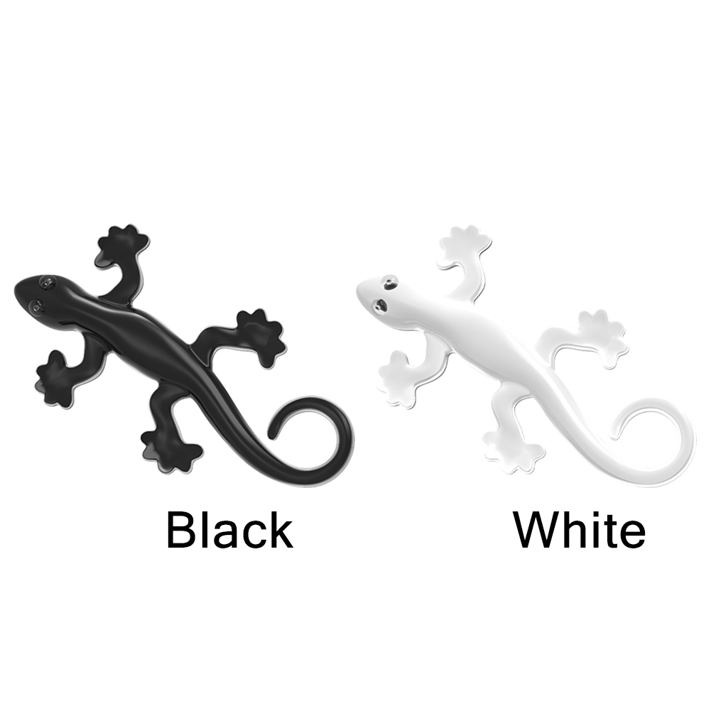 

Universal Car Anti-Static Gecko Sticker Magnetic 3D Auto Styling Decoration, White, 501 Original