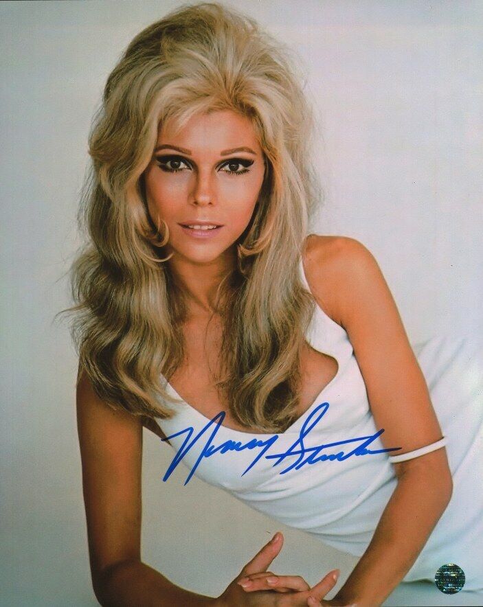 NANCY SINATRA Autographed Original 8x10 Photo Poster painting LOA TTM