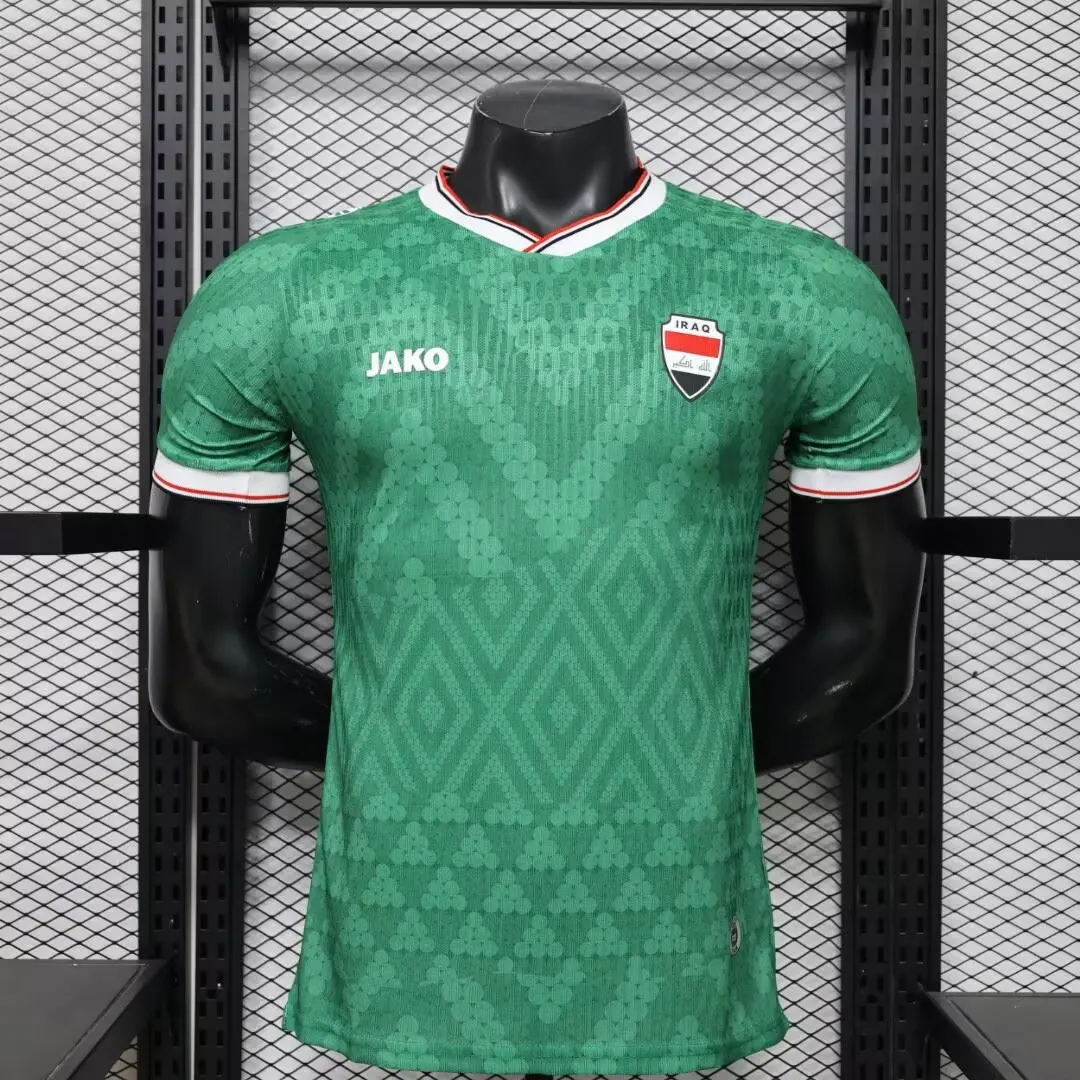 2026 Player Version Iraq National Team Home Football Jersey（The player version jersey is a bit tight, please pay attention to the size selection）