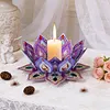 Diamond Art Painting Candle Holder Kit - Mandala Lotus