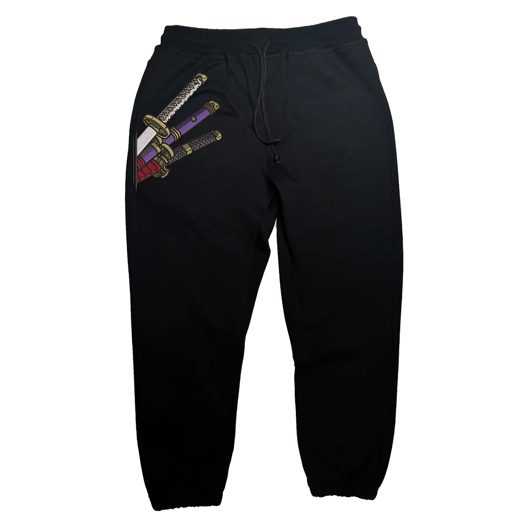 Zoro One Piece Print Men's Sweatpants