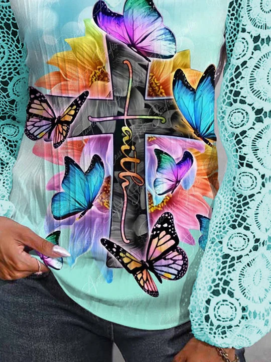 Women Half Sleeve V-neck Solid Color Dress