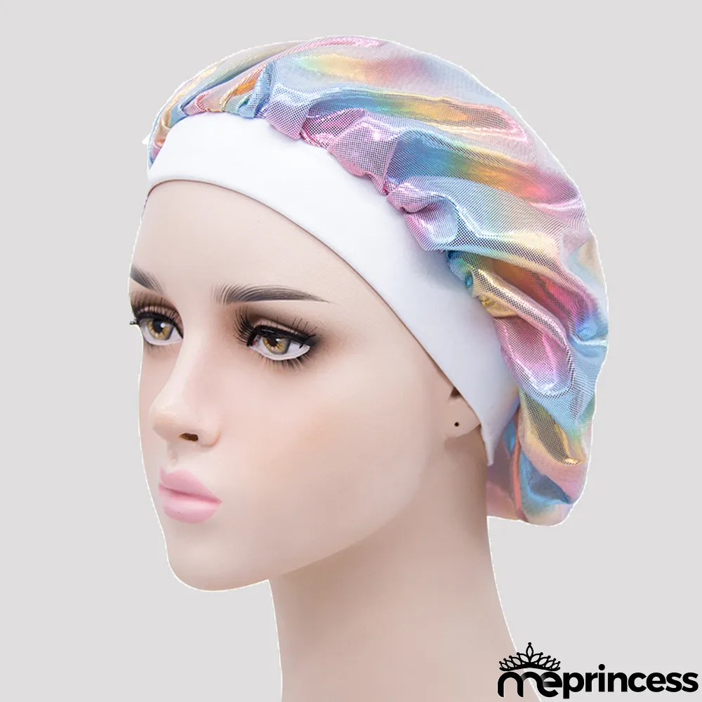 Blue Casual Living Print Patchwork Hat