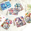 6Pcs Diamond Painting Birthday Gnome Diamond Painting Greeting Card for Adults Beginners