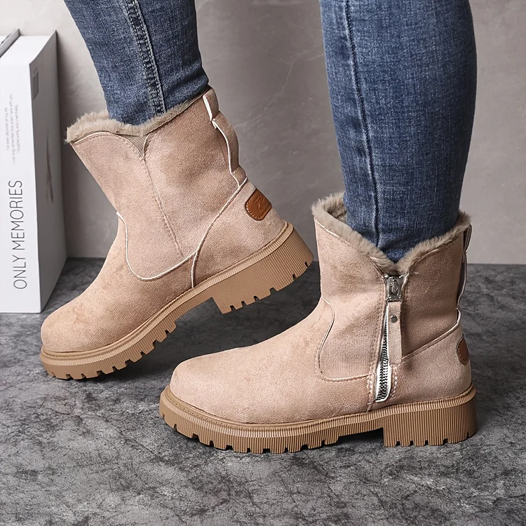🔥Last Day Promotion 50% OFF - Women's Plush-Lined Winter Snow Boots