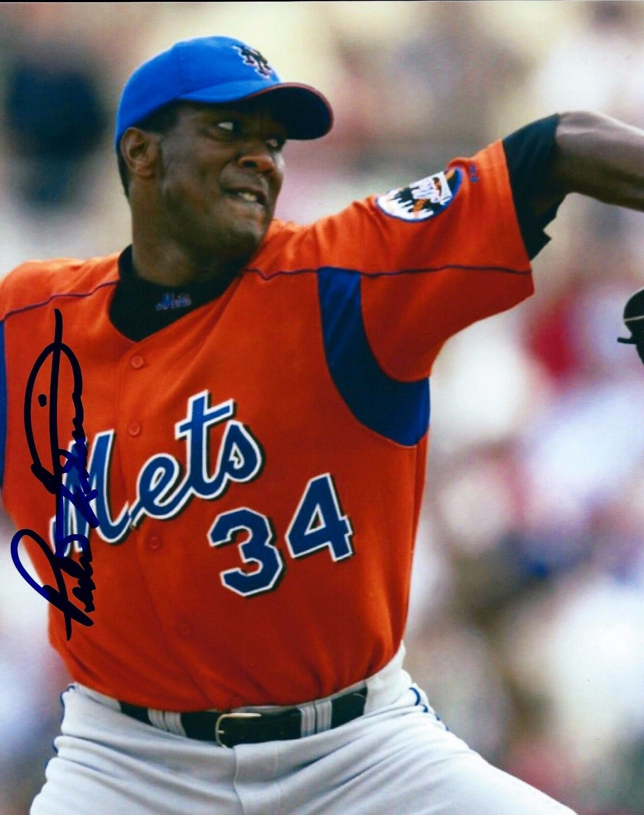 Autographed Pedro Astacio New York Mets 8x10 Photo Poster painting- COA