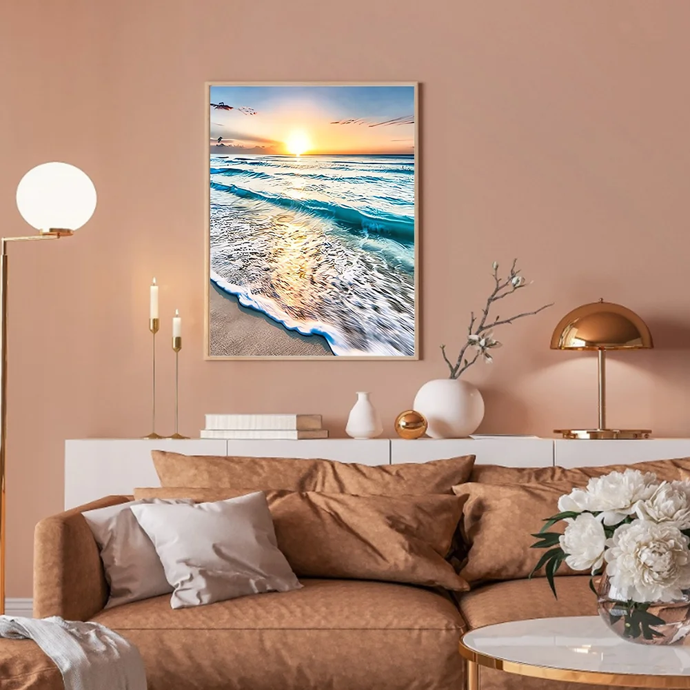 Diamond Painting - Full Round Drill - Seaside Scenery(Canvas|30*40cm)