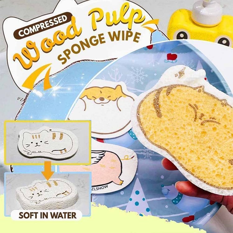 Natural Compressed Cleaning Sponge