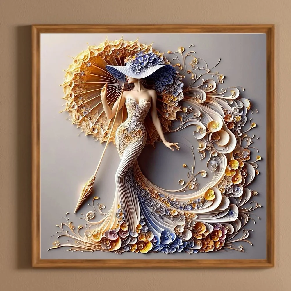 Diamond Painting - Full Round Drill - Beauty(Canvas|40*40cm)