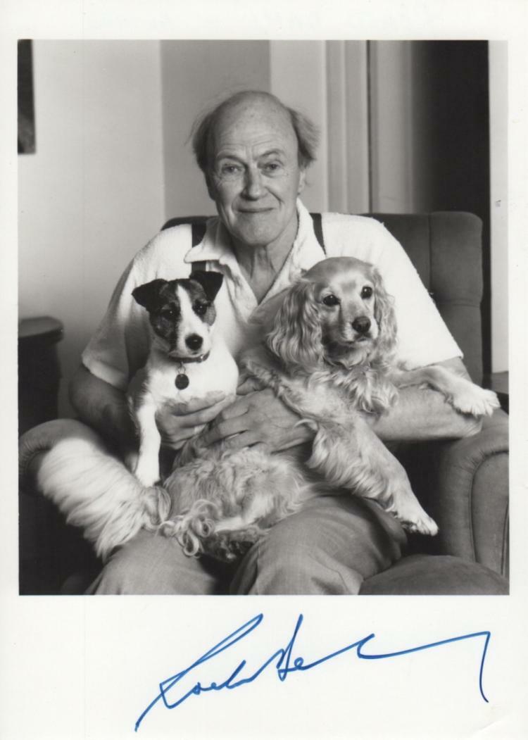 ROALD DAHL Signed Photo Poster paintinggraph - Author / Writer / Literature - preprint